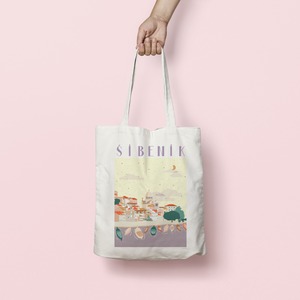 【トートバッグ】Sibenik｜クロアチアの都市を描いたトート