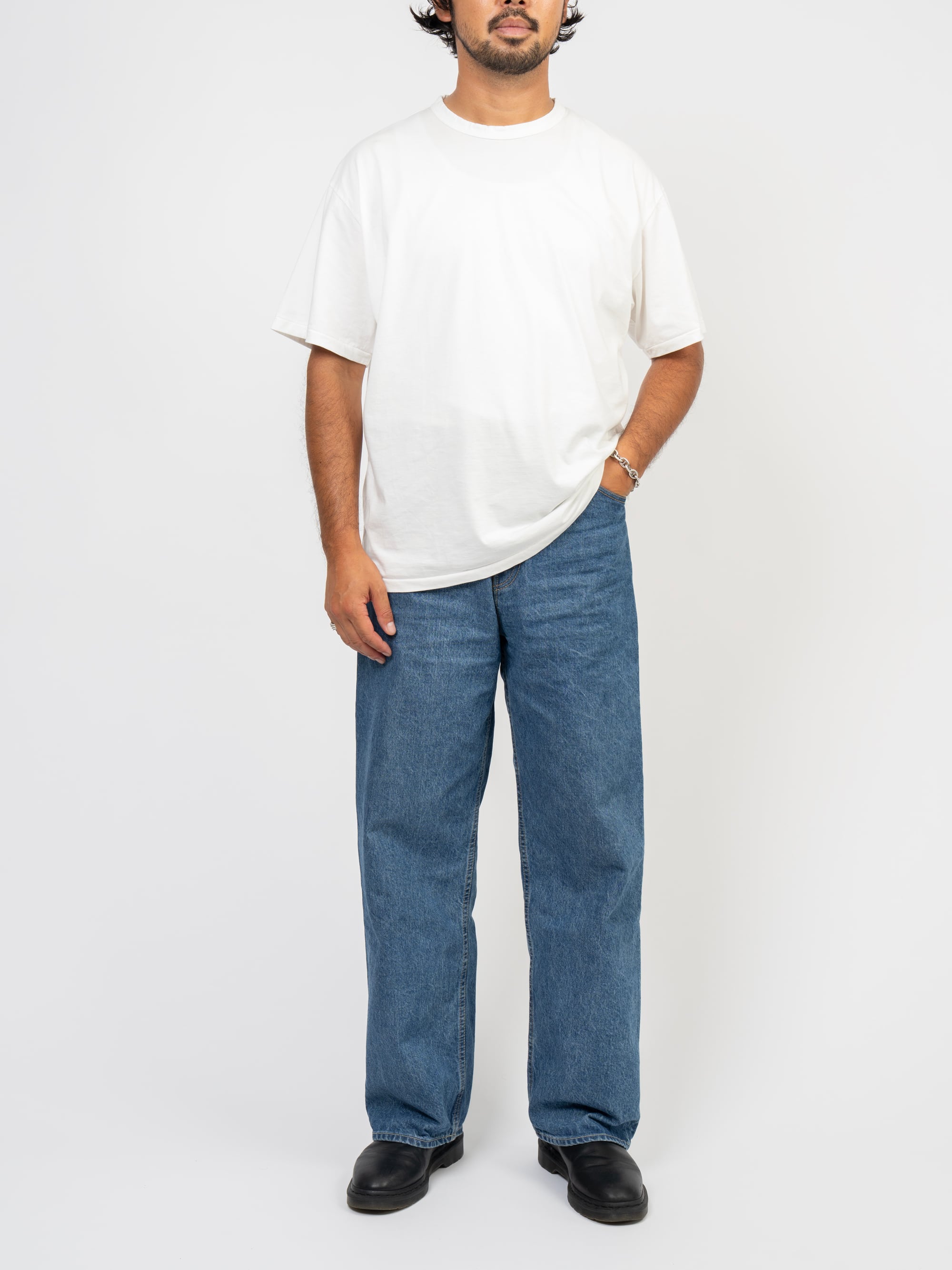 US Organic Supima Cotton 3pac T-shirts (white&navy&black) | OVY