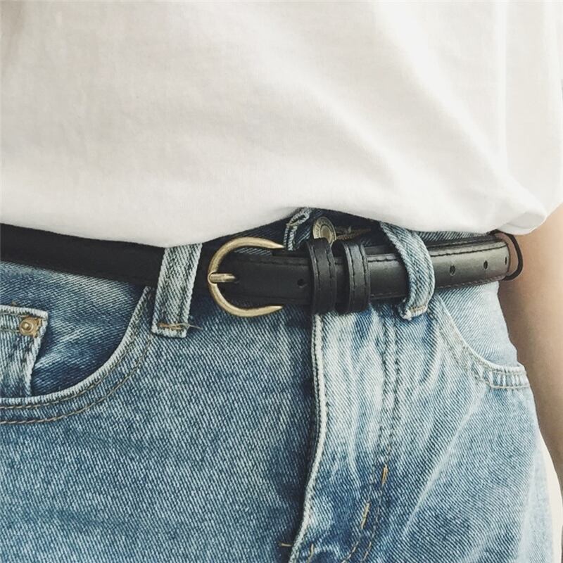 原宿スタイルベルトレトロパンツベルトベルトオールマッチシンプルなeseデコラティブドレス ブラック・アイド・ピーズ93330816426