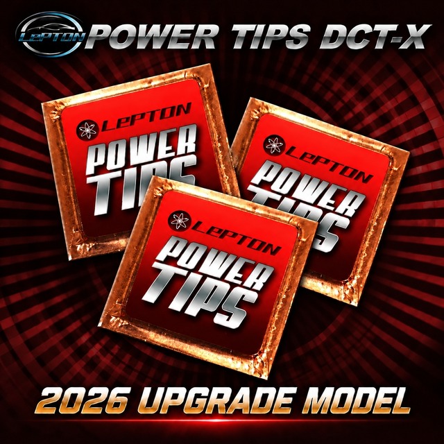 2026レプトンパワーチップスDCT-X ３個セット　燃費向上 パワーアップ トルクアップ 静電気 除去 加速向上 音響 音質改善