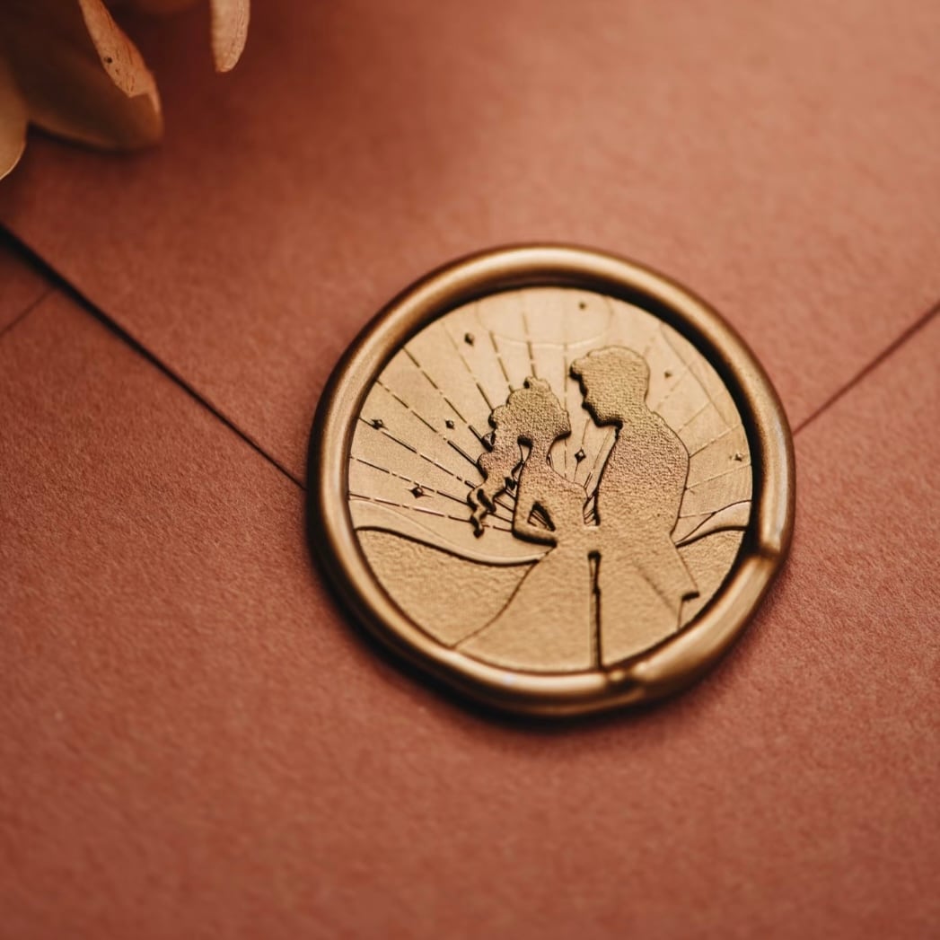 【SELECT】Wax seal stamp │Wedding blessings【25mm】