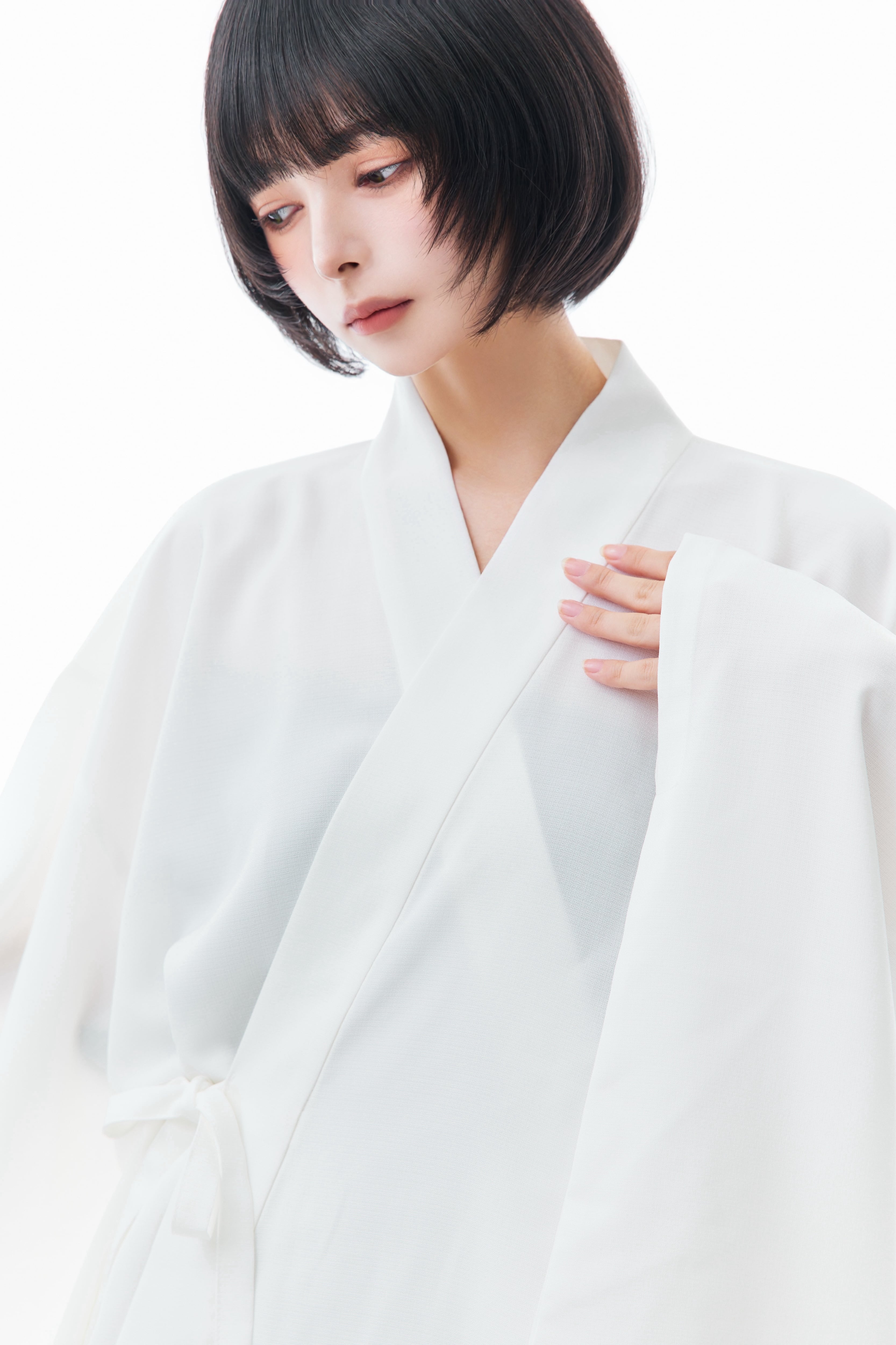 夏の着物シャツ ホワイト | MISAMARU