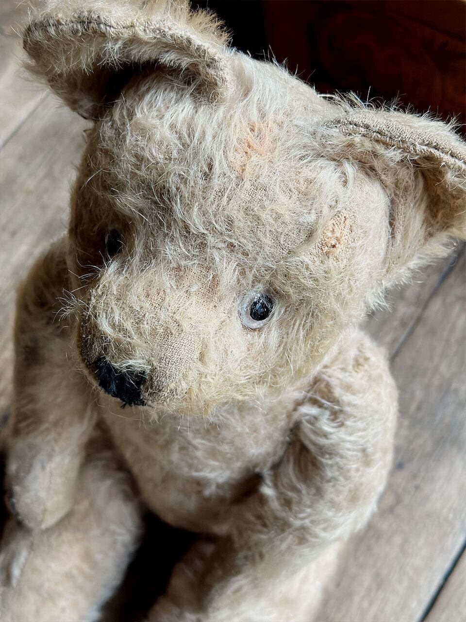 クリームベージュ色のベア クマのぬいぐるみ | Brocante de La Cocotte