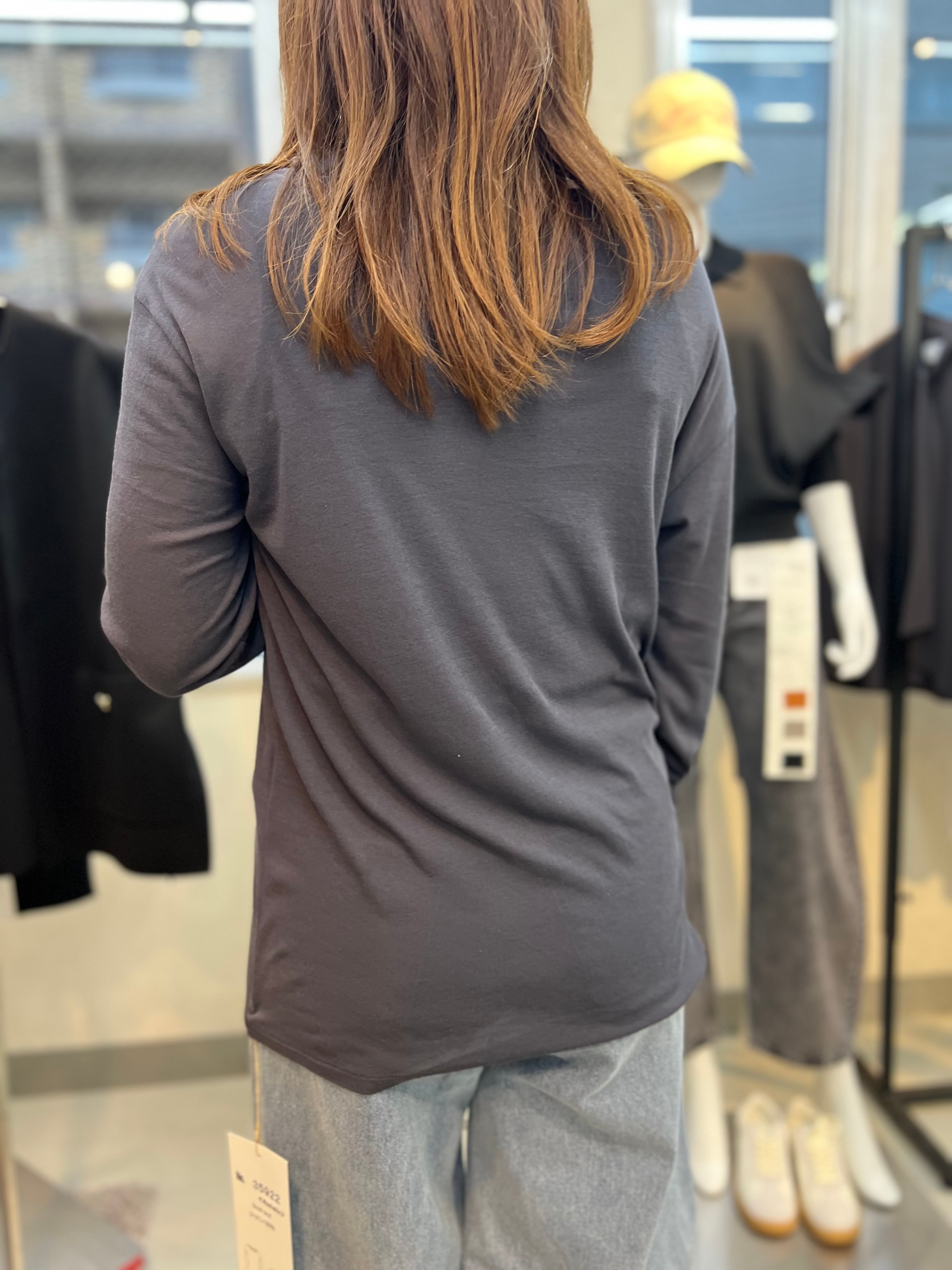 【cafune】コットンシアーtops