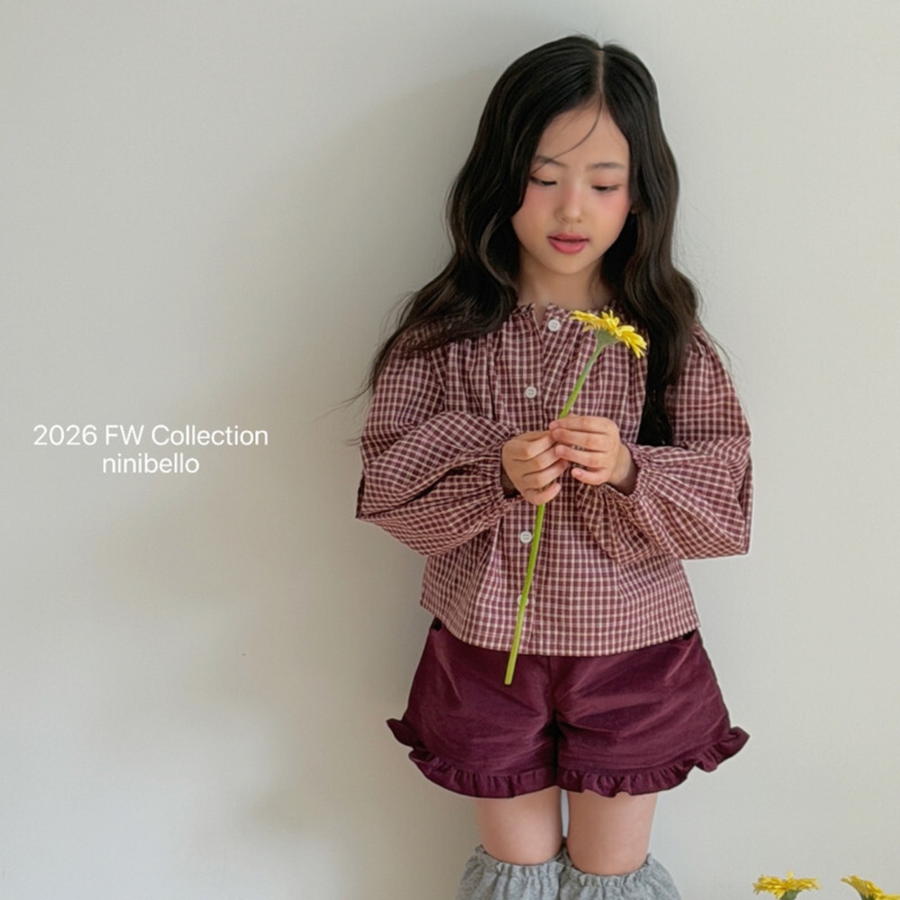 【取寄/韓国直送】ninibello ハートコーデュロイパンツ｜夏服｜韓国子供服｜26/AT