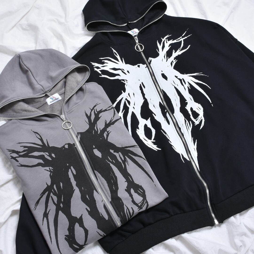 メタルロゴ フルZIPパーカー(BIGシルエット) | VOLCAN&APHRODITE