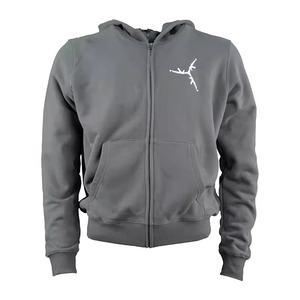 TGFCLUB embroidery zipper hoodie