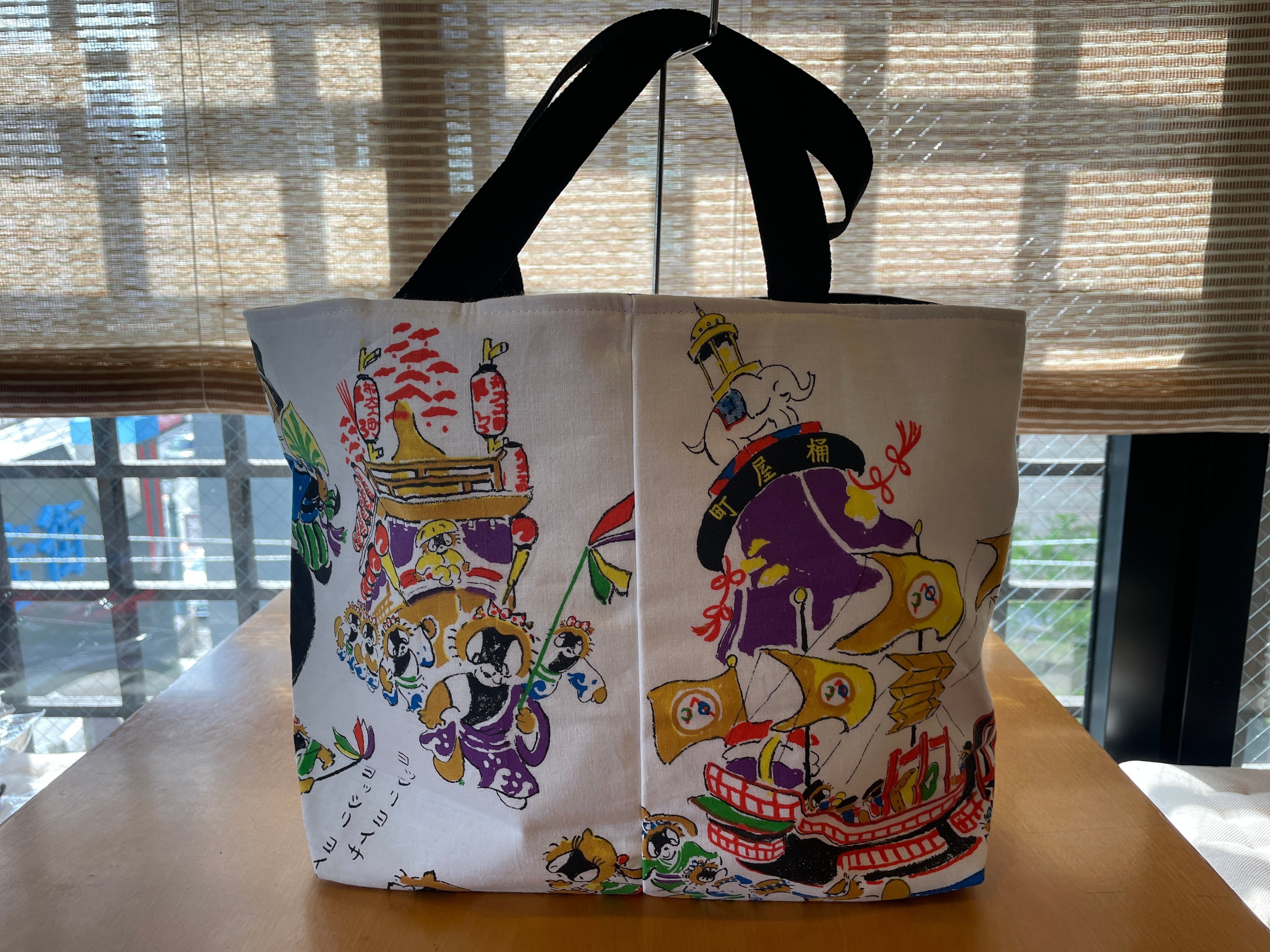 長崎くんち たぬき絵 神清会 トートバッグ | リビングかねとき