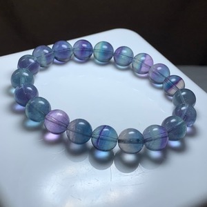 7.透明度高☆美グラデーションフローライト・ブレスレット