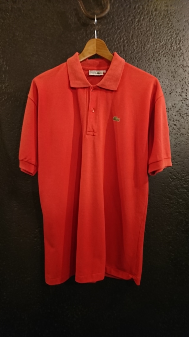 MADE IN FRANCE LACOSTE POLO SHIRT Red Color ②
