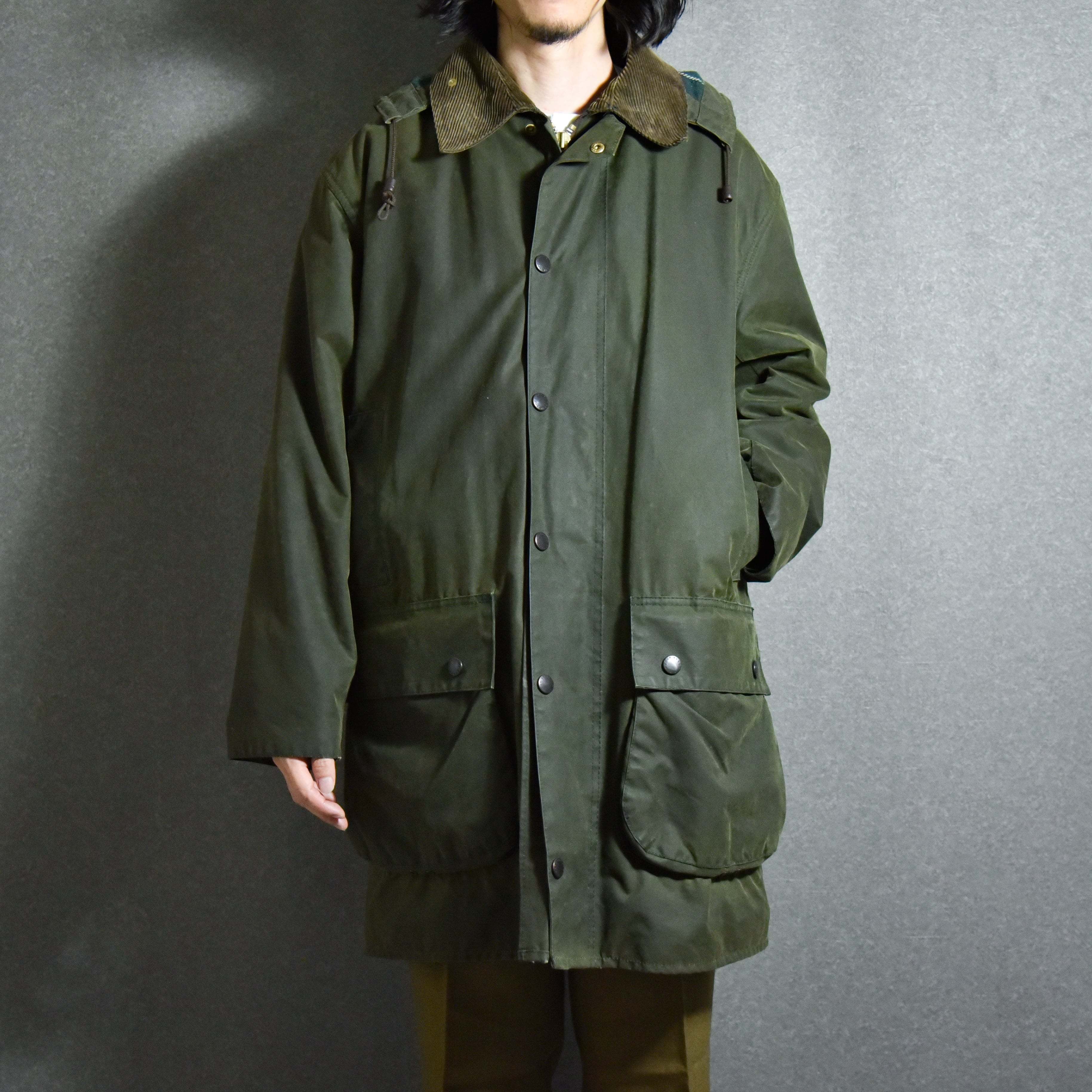 90s Barbour NORTHUMBRIA & PILELINING ノーザンブリア パイル ...