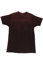 Fruit of the loom dyed & sun-fade pocket t shirt