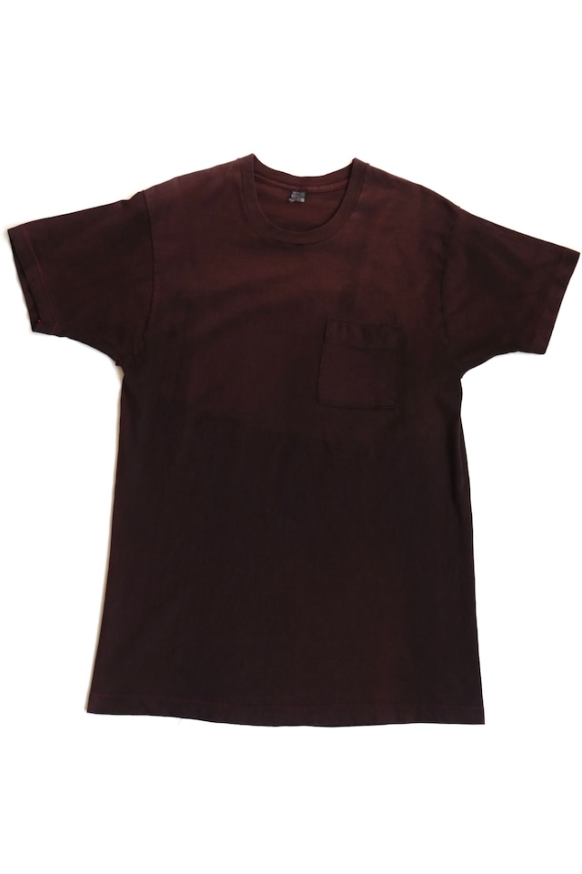 Fruit of the loom dyed & sun-fade pocket t shirt