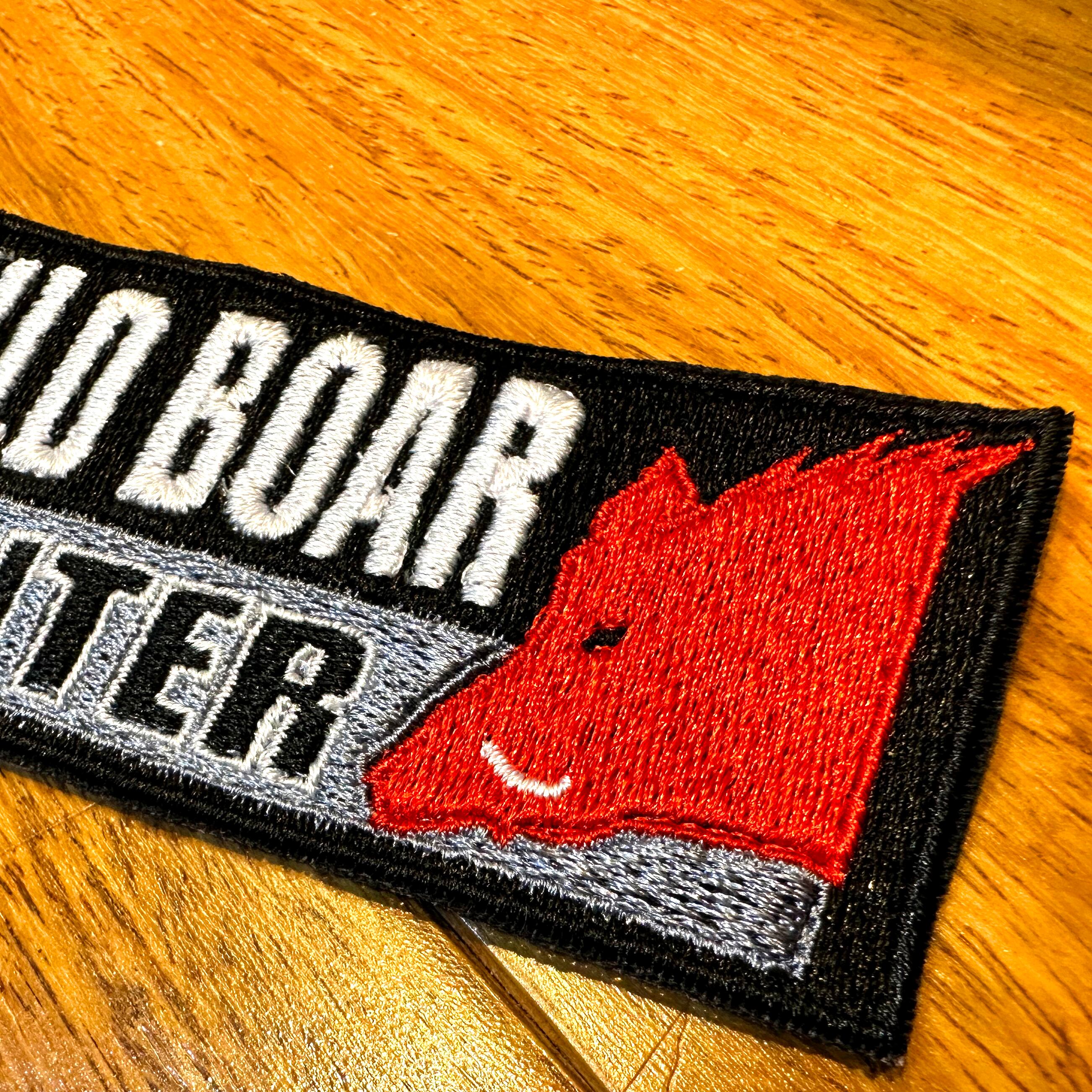 ベルクロパッチ（ワッペン） WILD BOAR HUNTER | LocalFoodJP