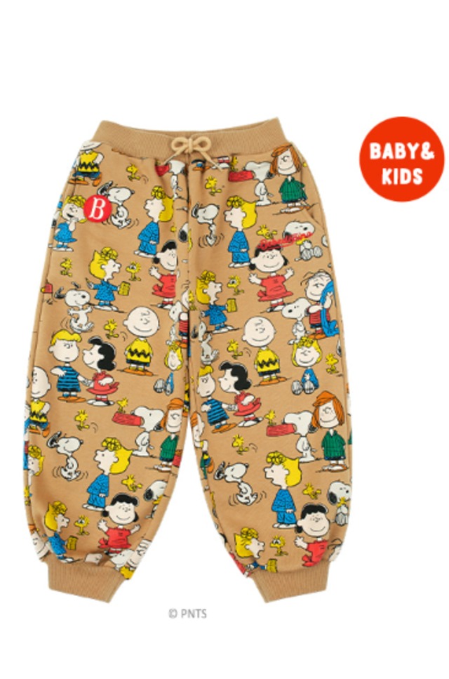 [BEBE DE PINO] All over PEANUTS sweatpants 正規品 韓国ブランド 韓国ファッション 韓国代行 韓国通販 ベベドピノ bebedepino 日本 店舗 韓国 子供服