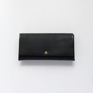 fold long wallet / 長財布 - bk - プエブロ