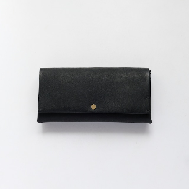 fold long wallet / 長財布 - bk - プエブロ