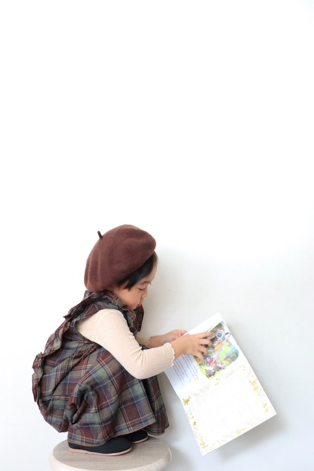 【取寄】渋めcolorでレトロ可愛いノースリーブチェックセットアップ