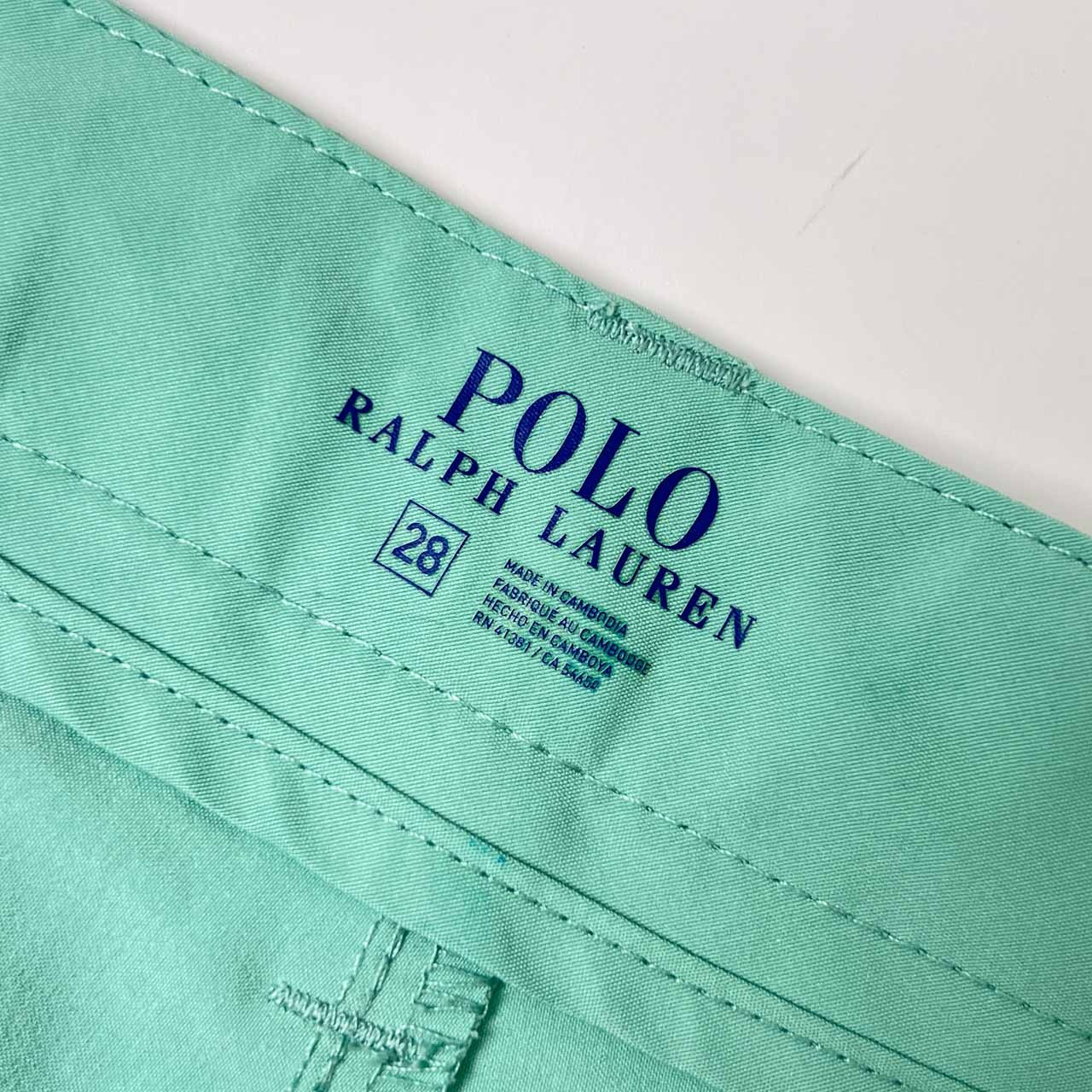 POLO RALPH LAUREN ラルフローレン ハーフパンツ ショートパンツ 28/ミントグリーン メンズ
