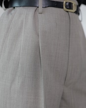 i’m here - UN(I)FORM : GRANDPA PANTS :Beige|制服素材再構築/グランパパンツ