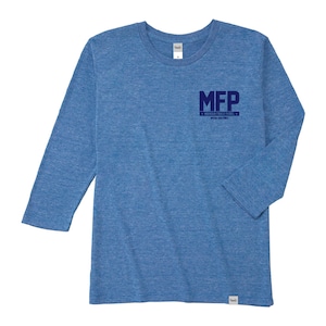 【在庫限りで販売終了】Tri Brend 3/4 Sleeve T-Shirt / MFP / Heather Blue