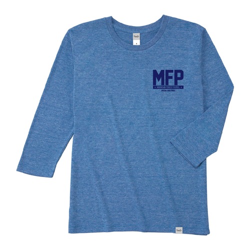 【在庫限りで販売終了】Tri Brend 3/4 Sleeve T-Shirt / MFP / Heather Blue