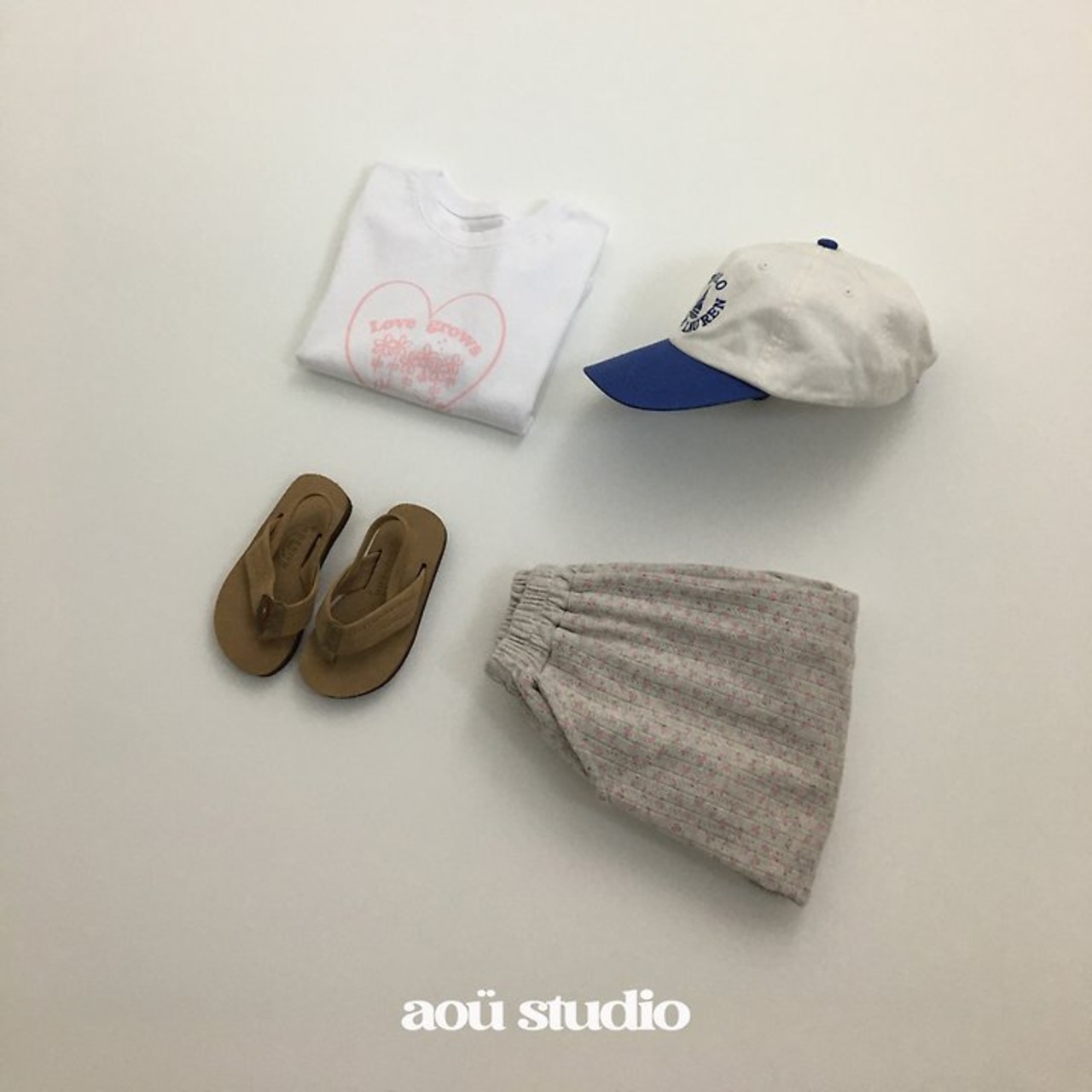 【取寄/韓国直送】aou studio 26/SM  グロウTシャツ｜夏服｜韓国子供服