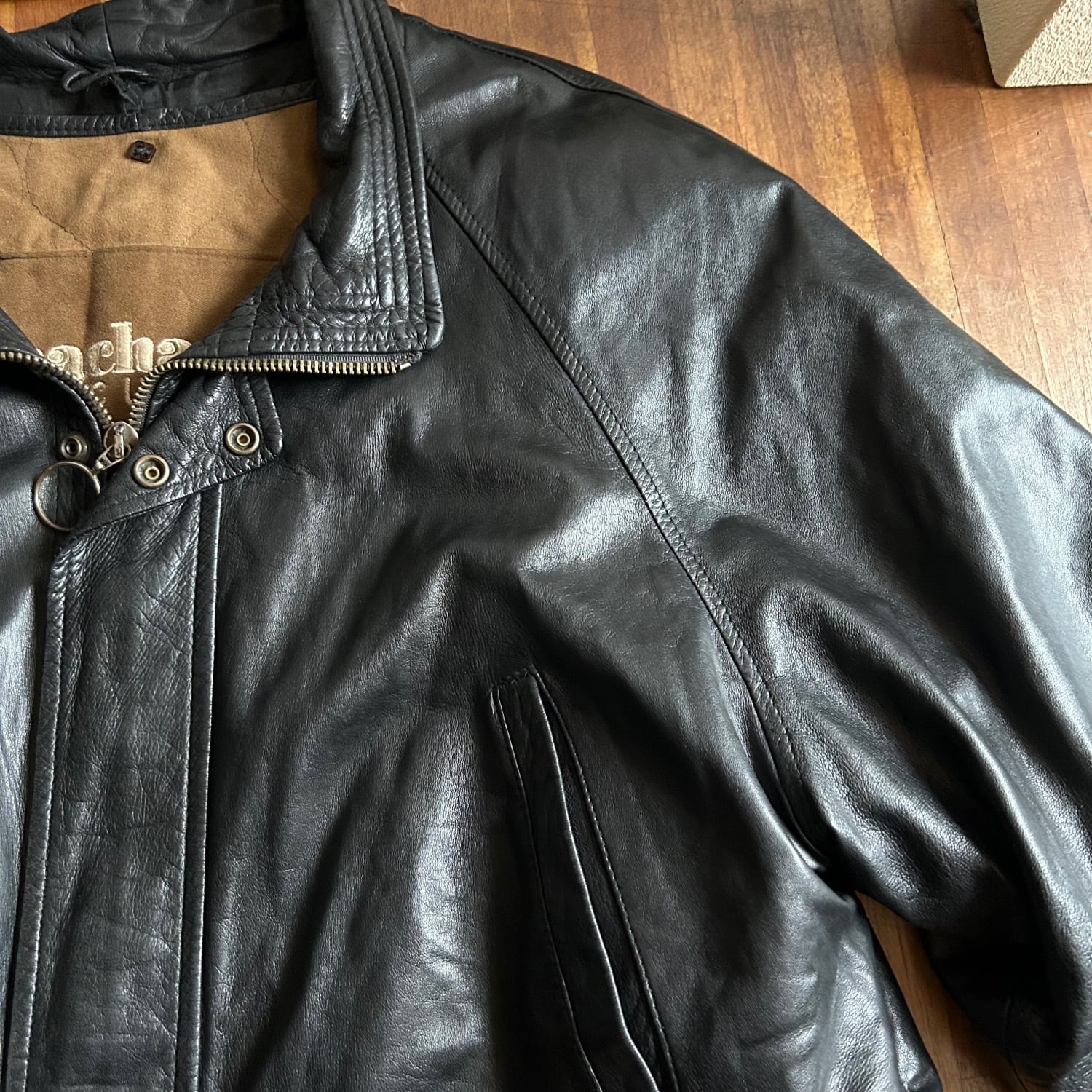 Cacharel レザージャケット 90's France [C2247] | 古着屋ベルエキップ