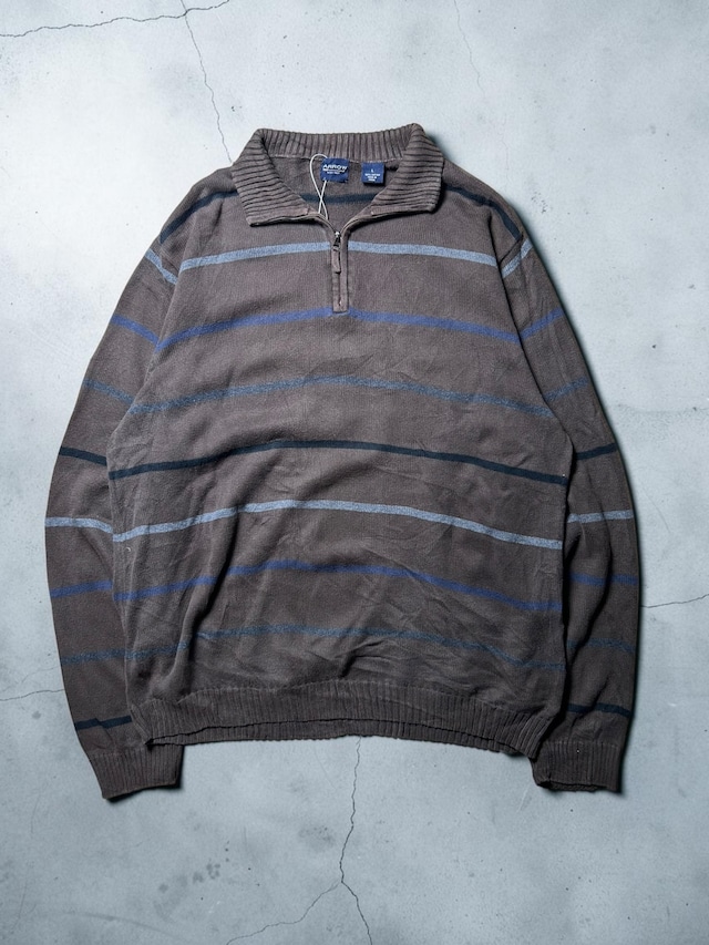 ARROW Half-Zip Mock Neck Knit Sweater