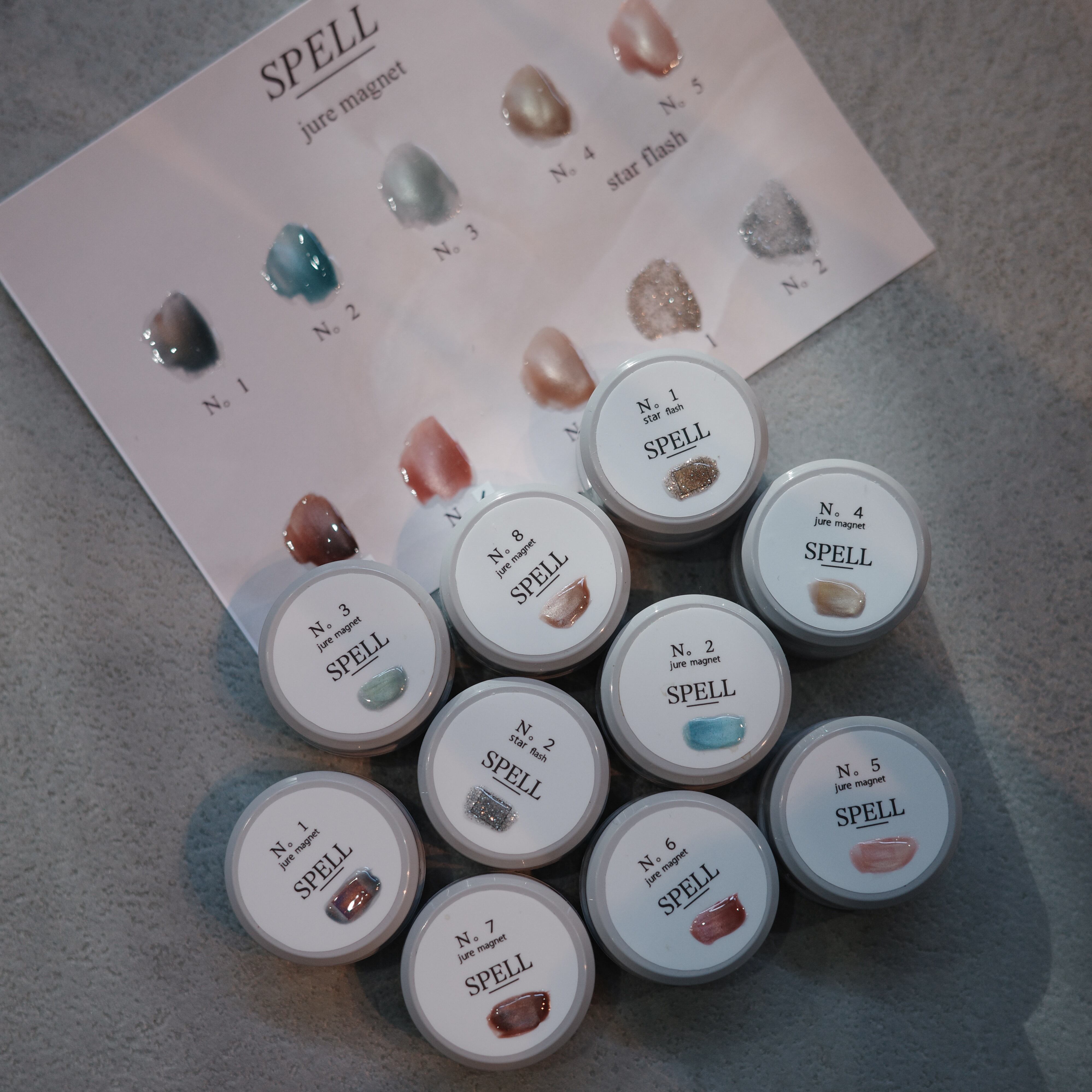 SPELLジェル【第二弾】10色セット　jure&star SPELL 【Jure magnetN｡6】ジュレマグ6番 | underspell