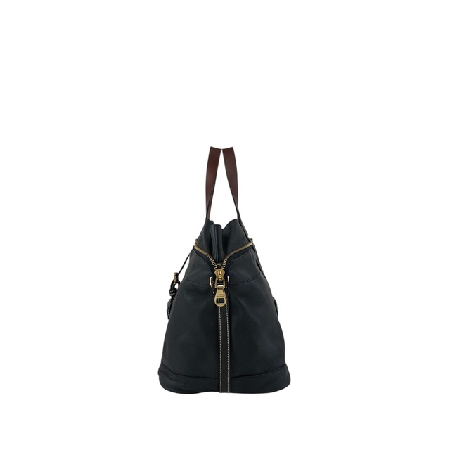 LOEWE ロエベ ショルダーバッグ ブラック フロントバックル 2way レザー vintage ヴィンテージ オールド pszdm6