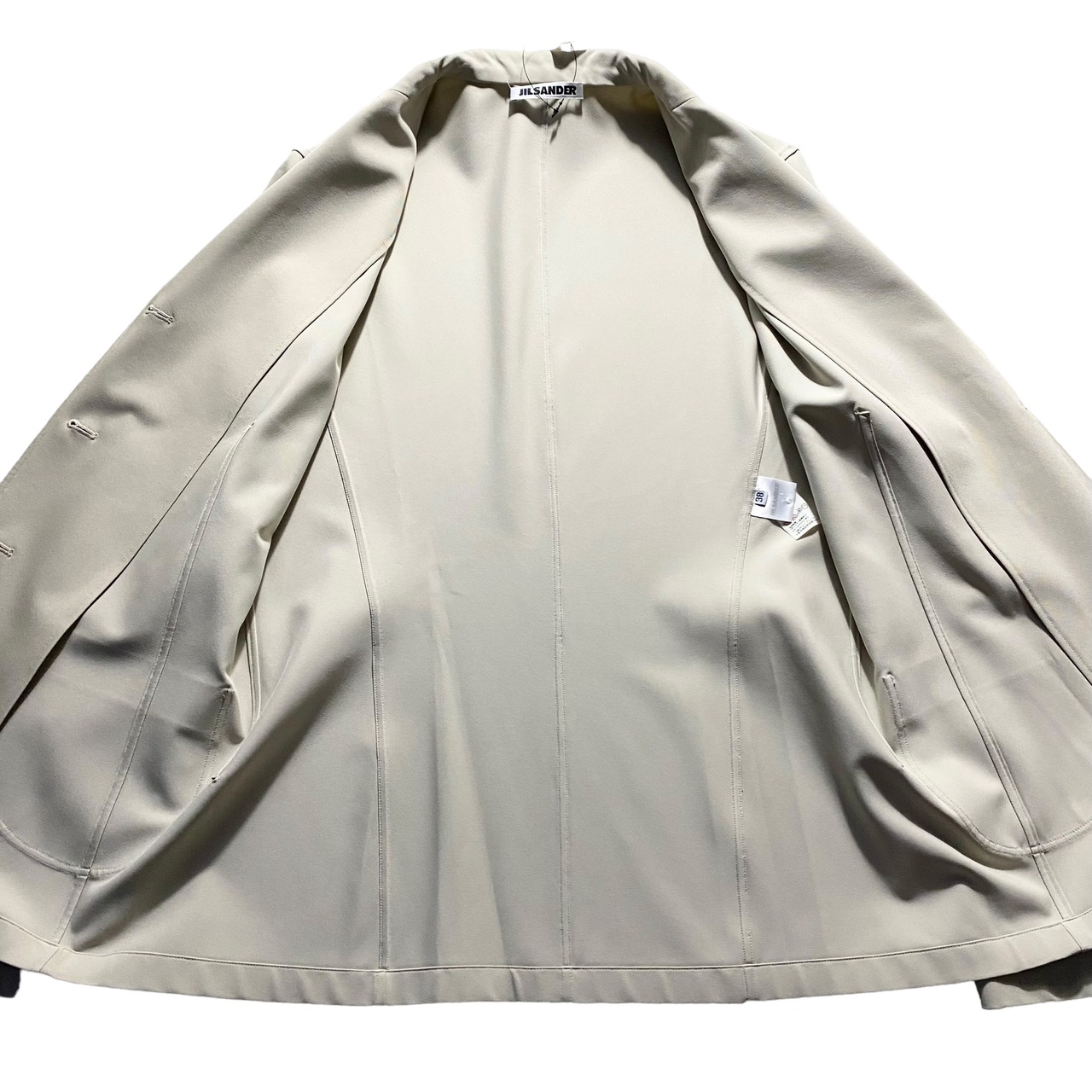 JIL SANDER technical fabric suits set-up