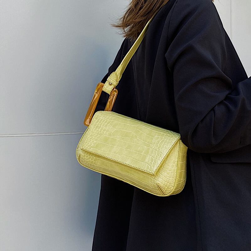 ネットセレブレトロスモールバッグ2020新しい流行のファッションレディースバッグワイルドワンショルダーメッセンジャーアンダーアームバッグエインスタイルハンドバッグ 手作りハンドバック1894203439