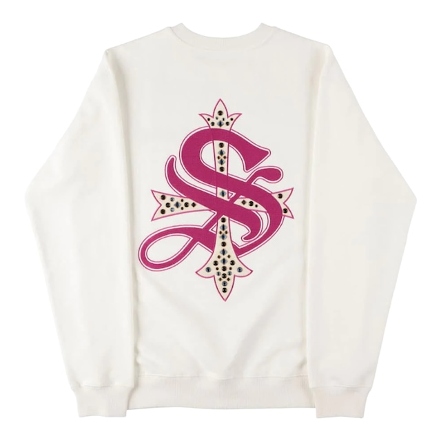 【SUPPLIER】STUDS CROSS CREWNECK