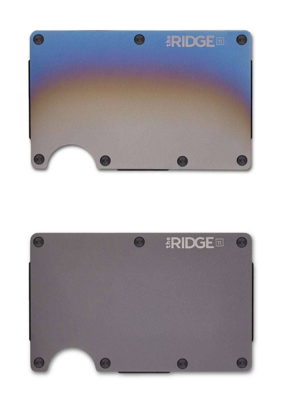 The RIDGE マネークリップ&カードケース Titanium チタニウム | STGY 