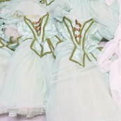 バレエ 衣装 まとめ売り 12点セット ロマンティックチュチュ ワンピース ロシア 貴族 群舞 発表会 コンクール ダンス パーティ ホワイト系 グリーン系 セット販売 ジュニア キッズ 舞台衣裳 ダンス衣装 かわいい コスチューム チュチュスタイル