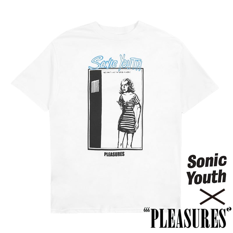 PLEASURES/プレジャーズ×Sonic Youth/ソニック・ユース】GRUB T-SHIRT