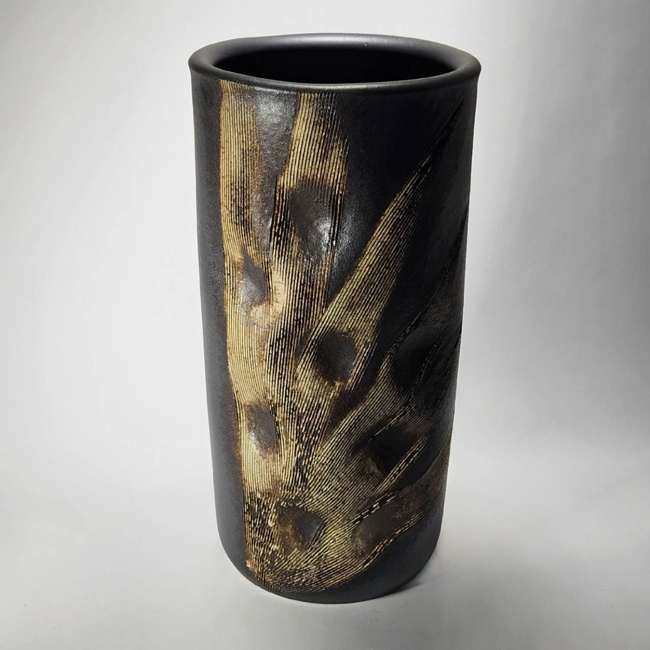 砂釉金彩火鉢 10号 4点セット（火箸・五徳・井ゲタ付き） （信楽焼き