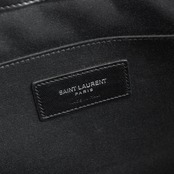 サンローラン クラッチバッグ キルティング ブラック レザー