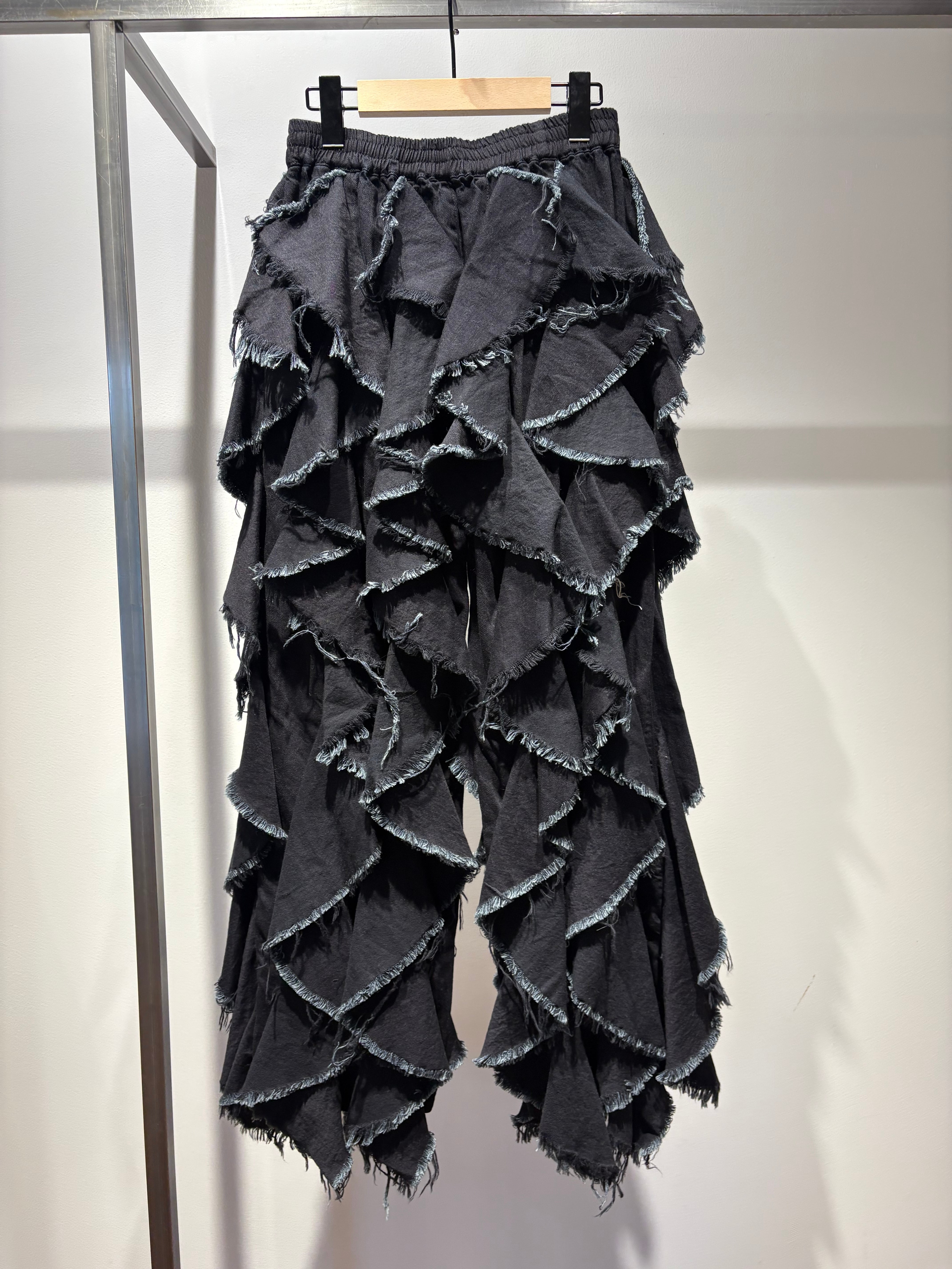 26SS】BELPER ベルパー / パンツ / LIGHT OZ RUFFLE DENIM PANT