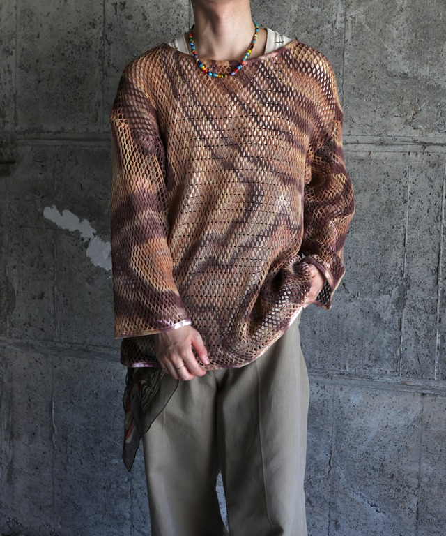 Lamrof / LM-26FW-CT01 AMI ART PULLOVER (CAMEL BROWN)