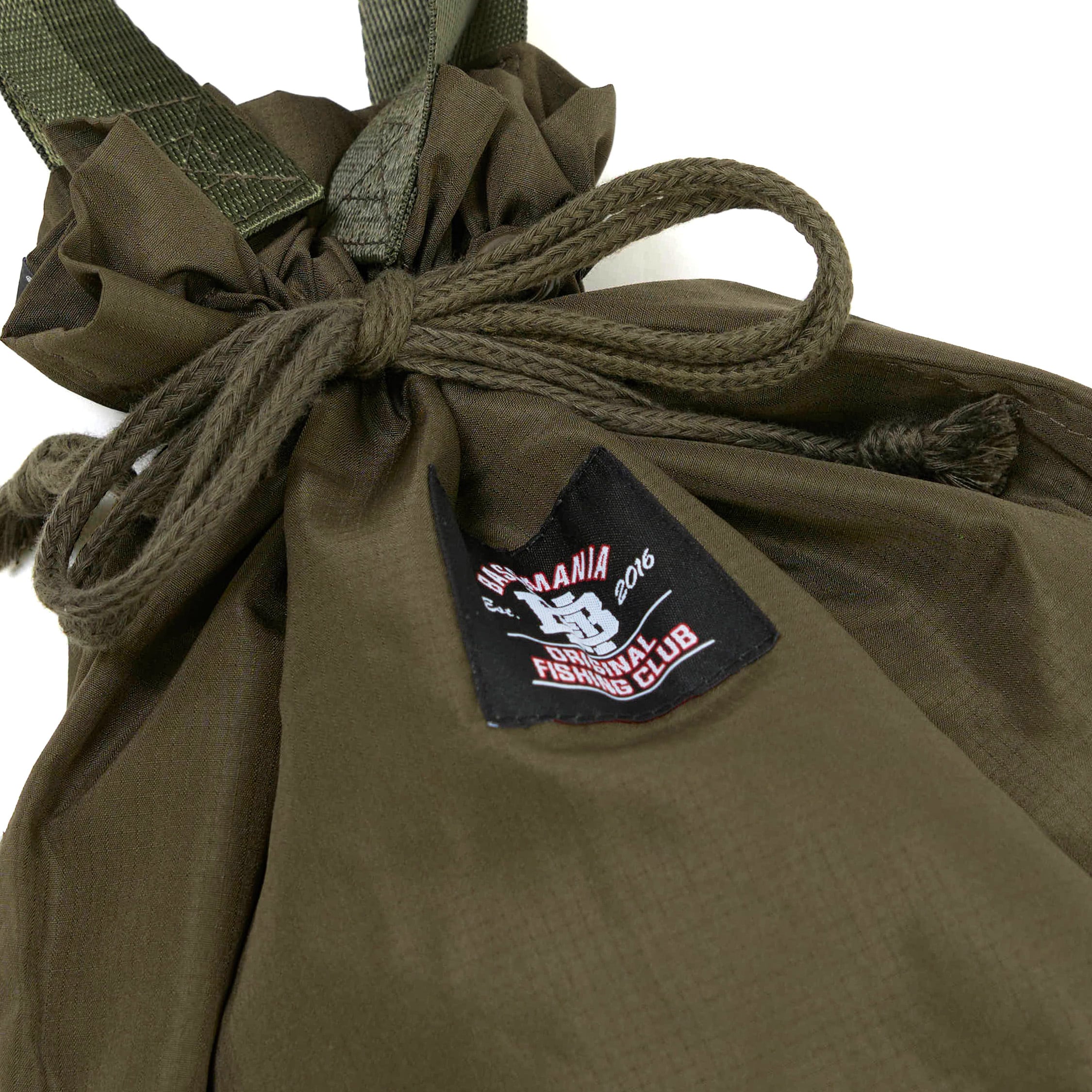 BMロゴリップストップ ドローストリングバッグ | bassmania.jp