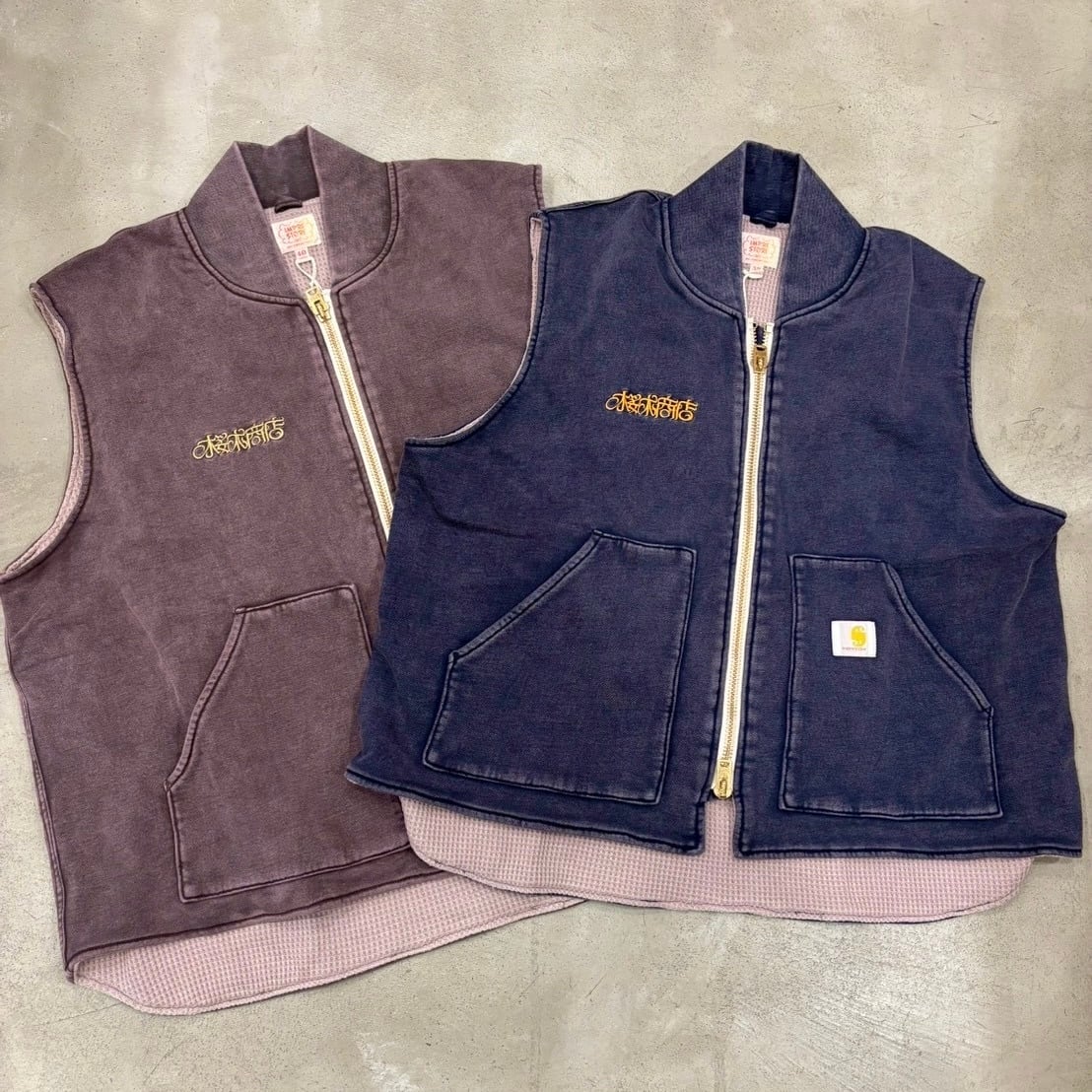 トップス MSCHF HOODED STRIPE VEST トップス MSCHF HOODED STRIPE VEST The Stripe Vest | Pink + Red