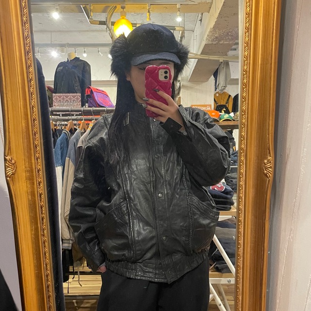 【USEDレザージャケット】