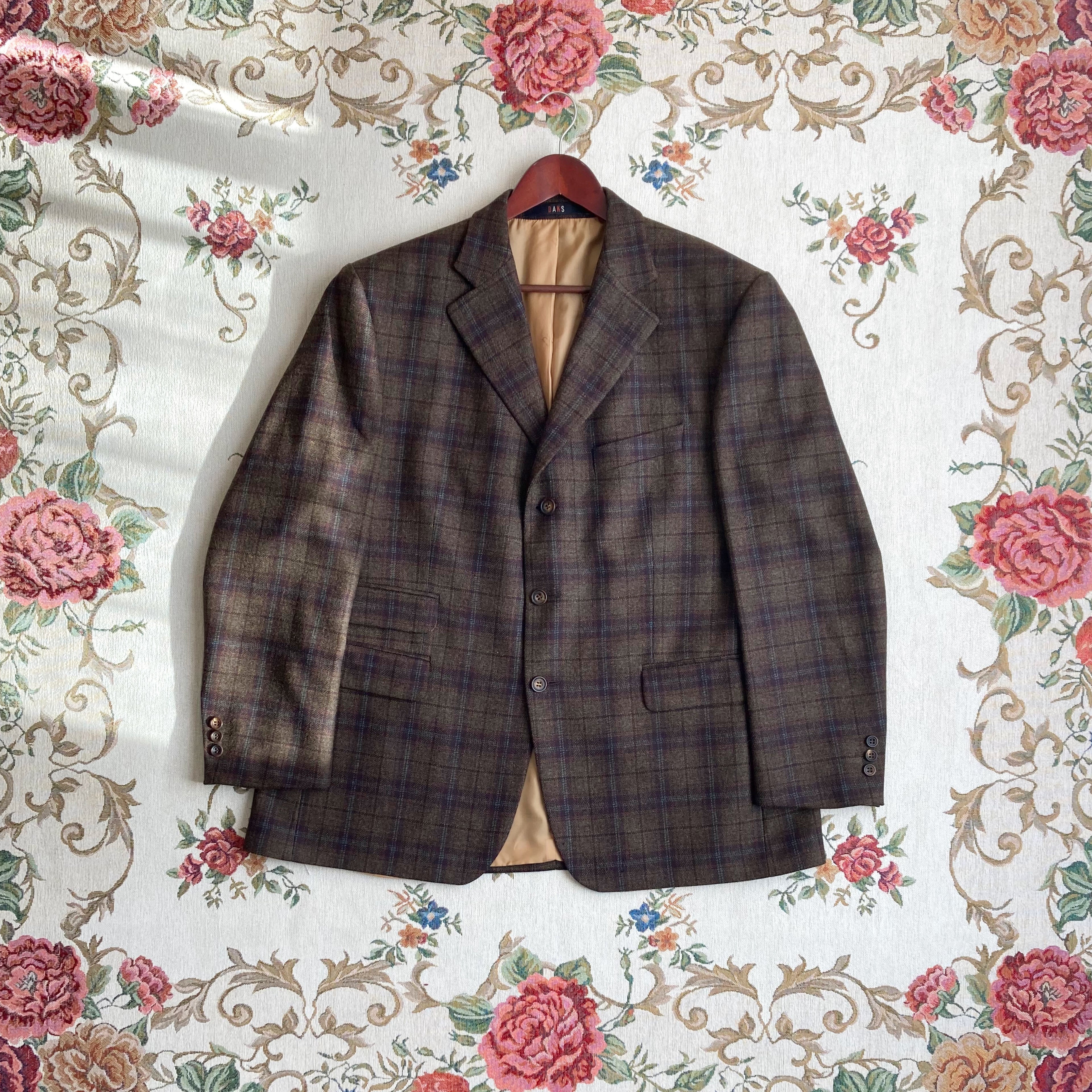 DAKS retro check jacket