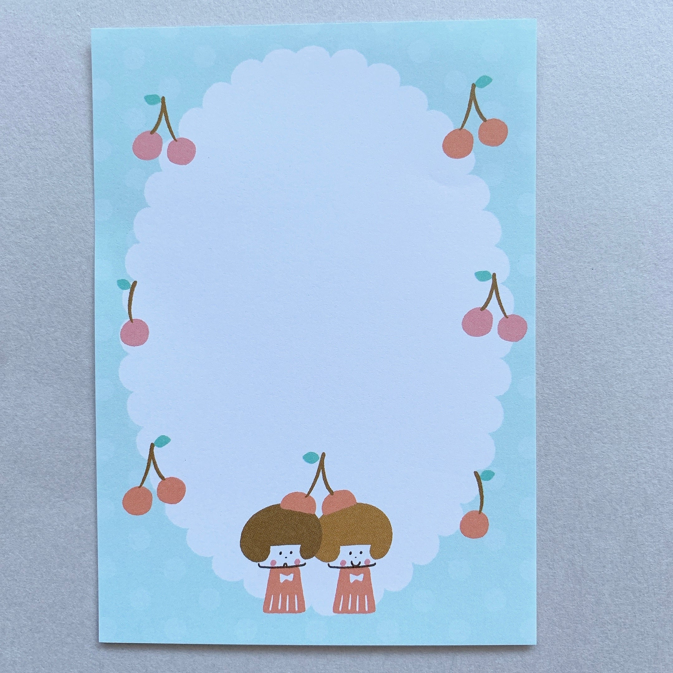 OTEGARUMEMO mizutamaさん【さくらんぼ】メモ帳 | penpen bungu