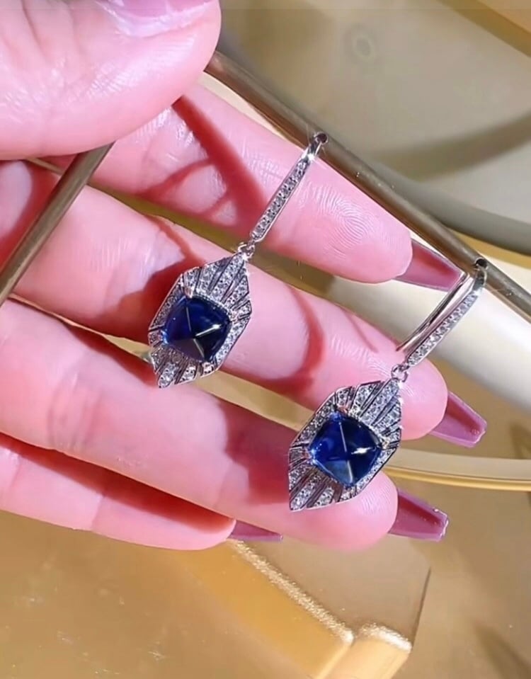 最高級モアサナイト / ハートシェイプ ヘイロードロップピアス 最高級モアサナイト / ハートシェイプ ヘイロードロップピアス