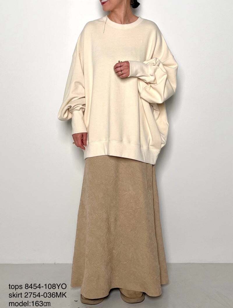 【CHIGNON】裏毛BIGスウェット 8454-108YO