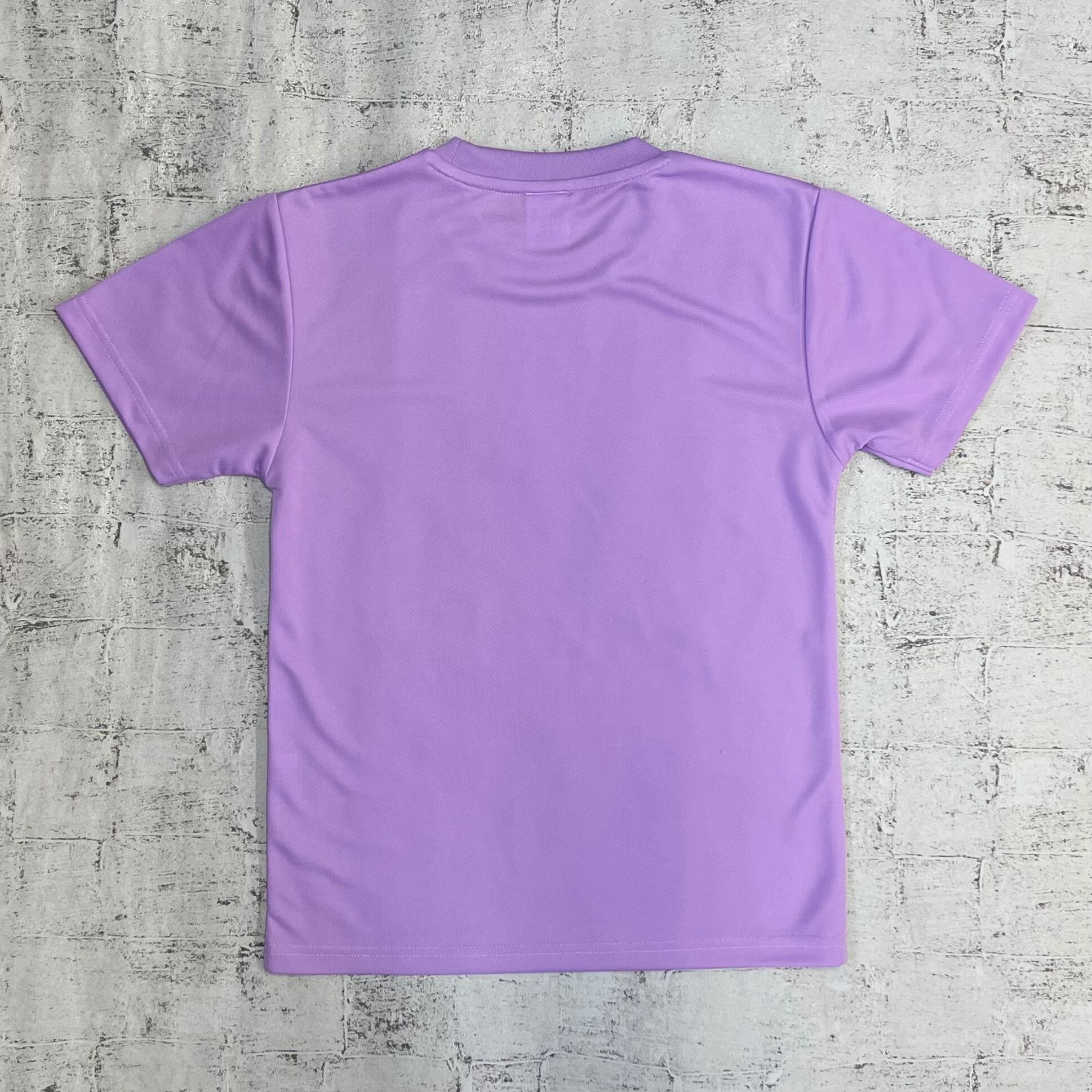 ジュニア ドライTシャツ 25JTC【lavender × pink】