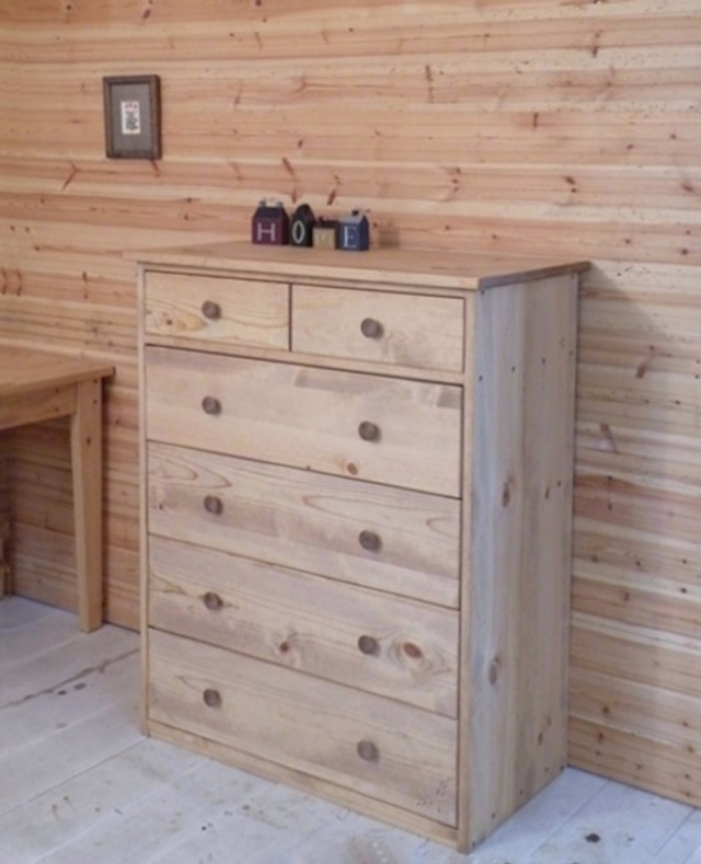 ♪パインの香り ドロワーチェスト 衣類収納 ナチュラルカントリー タンス